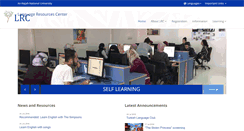 Desktop Screenshot of lrc.najah.edu
