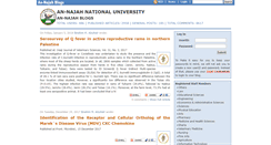 Desktop Screenshot of blogs.najah.edu